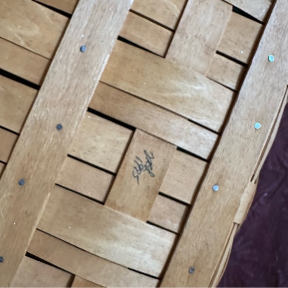 Longaberger 1995 Hostess Serving Tray Basket - Picture 4 of 6